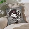 Cute K-Kuromi Pillow Case Cushion Cover Soft Cute Throw Pillow Case For Car Sofa Pillowcase Polyester With Zipper