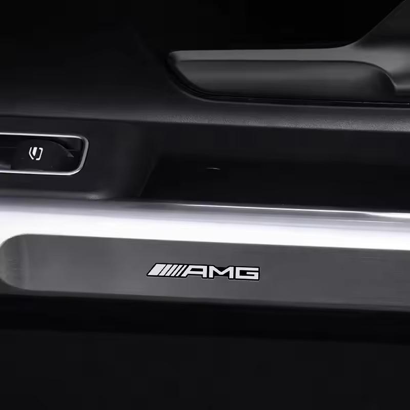 Metal Car Audio Decoration Sticker Auto Badge Decal For Mercedes Benz AMG W205 W204 W206 W213 W212 W211 W222 W221 W177 W176 X253