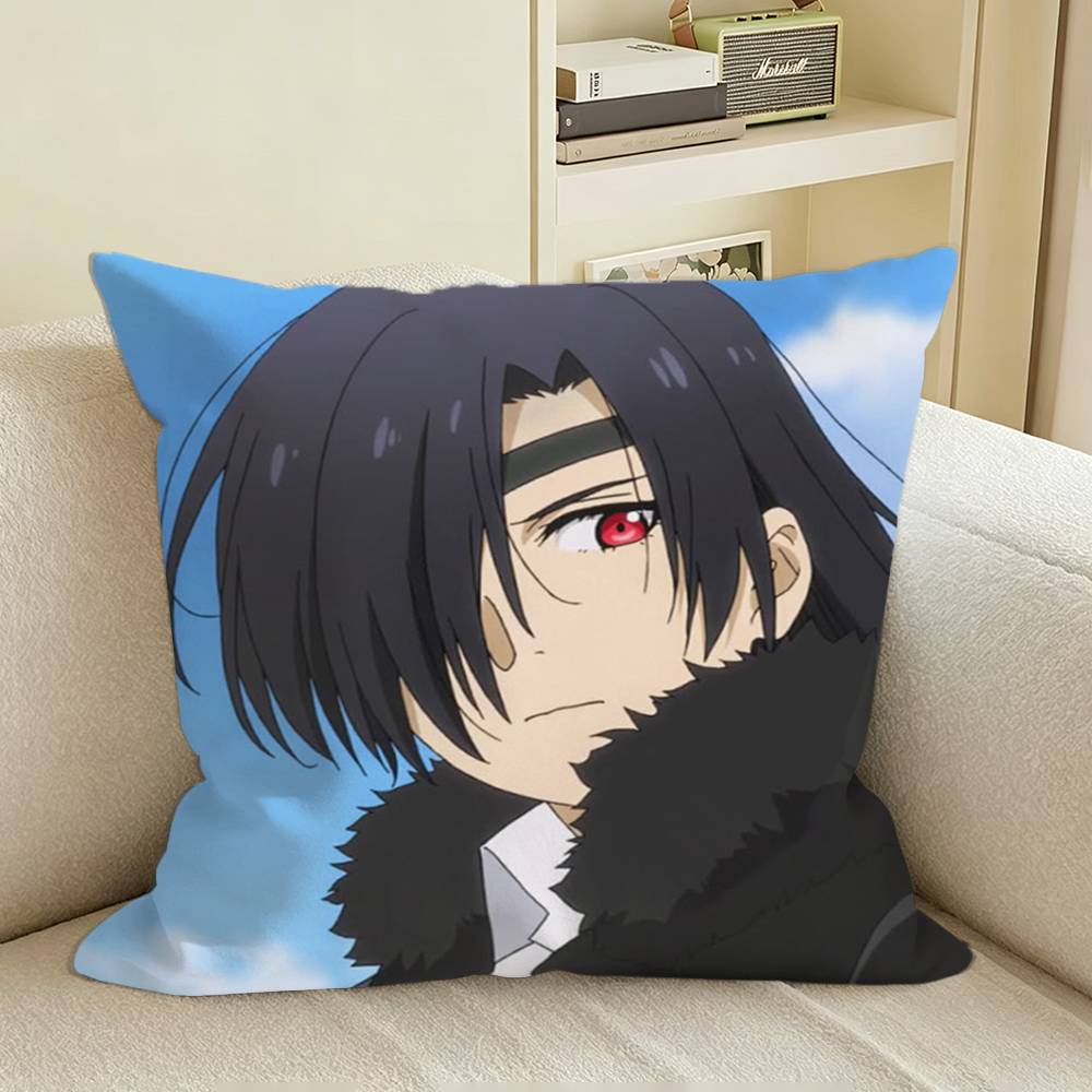 Yuru Anime Yomi no Tsugai Square Sofa Pillow Cover Solid Color Living Room Home Decor Cushion Case