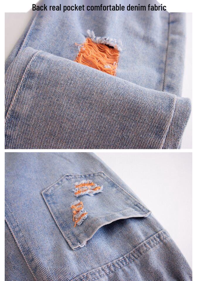 Girls' Casual Loose-Fit Jeans - Spring/Autumn Fashion for Kids