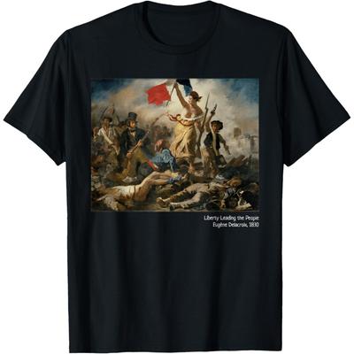_Die Freiheit führt das Volk_ Gemälde von Delacroix T-Shirt T-Shirt