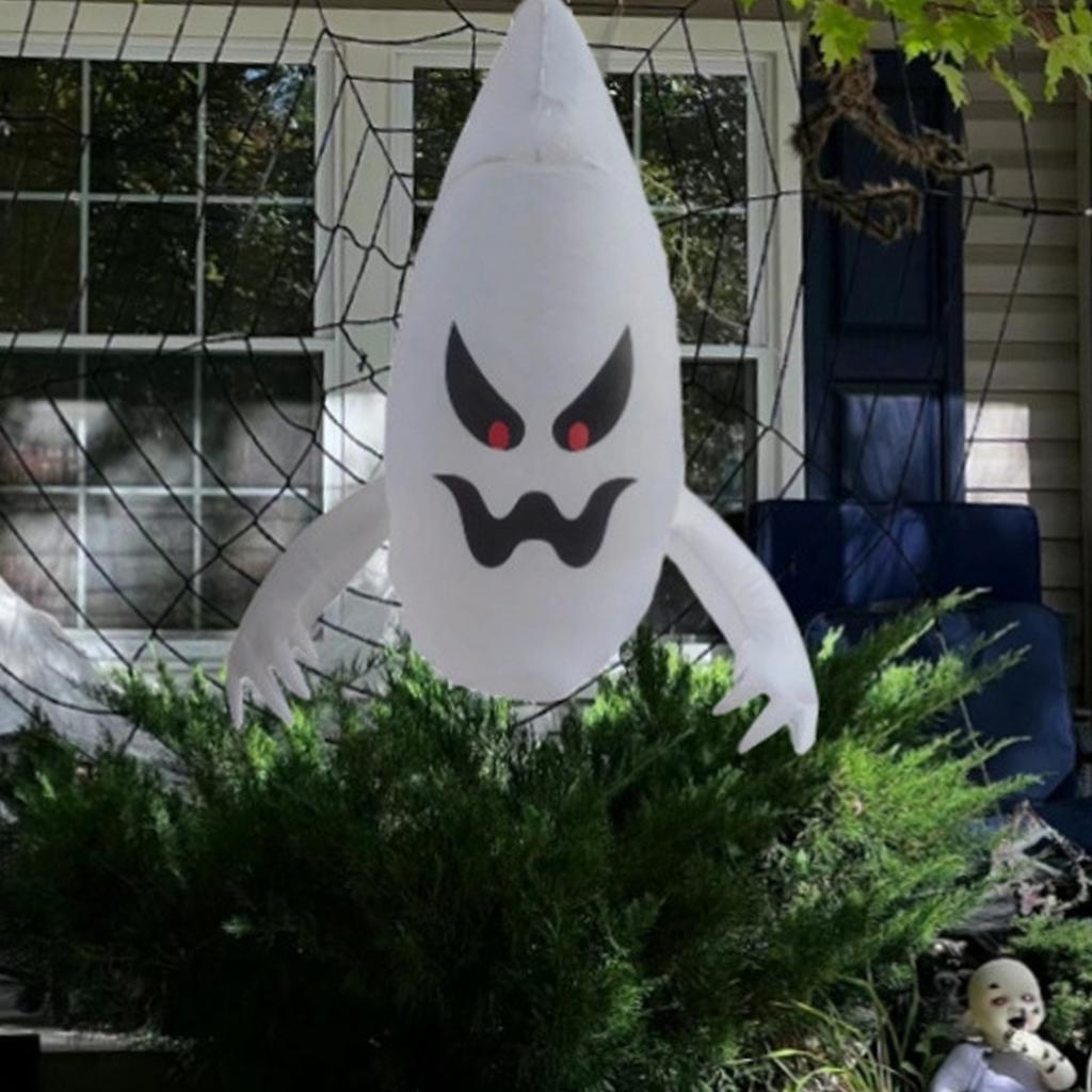 Halloween Inflatable Ghost Model Halloween Party Decoration Horror Sickle Ghost Garden Decoration For Porch Outside Holiday