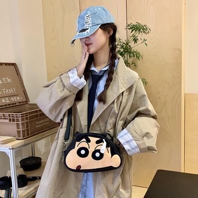 Cute Crayon Xiaoxin Crossbody Bag Girl Cute Girl Cosmetic Bag Girl Cartoon Large Capacity Portable Storage Bag
