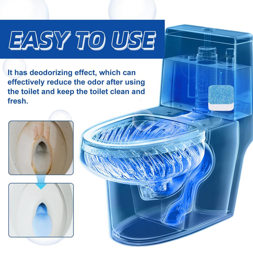 Tablete de curățare a toaletei (1buc) Tablete Curățare Îndepărtare Miros Toaletă Baie Casnică Curățare Murdărie și Pete Urină