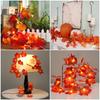 Pendant Maple Christmas Leaves Lighted Fall Garland 102030 Led Lights String