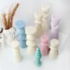 Upgraded Knot Cylindrical Candle Silicone Mold Bow Knot Stripe Cylindrical Candle Mold Vase Shape Candle Acrylic Plastic Mold