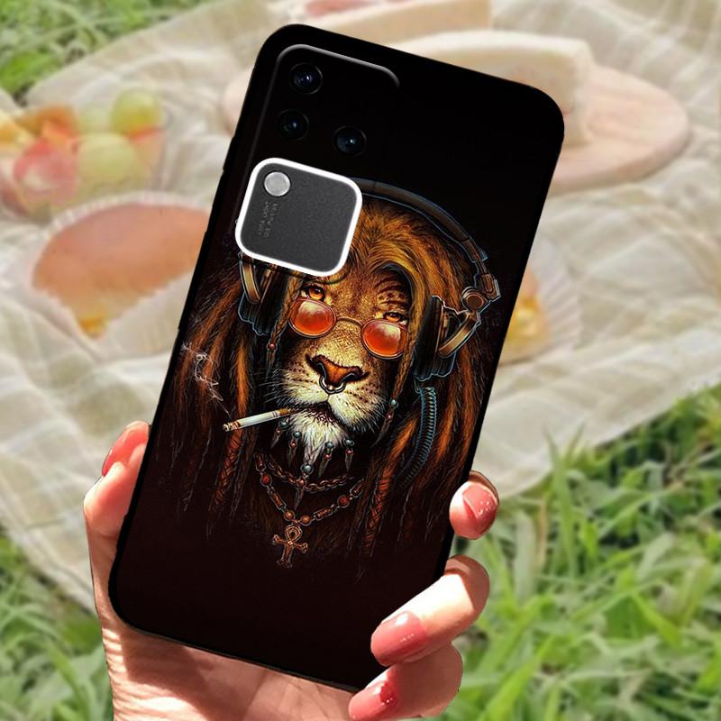 For Vivo V30 Pro Case For Vivo V30 Lite Shockproof Silicone Soft Marble Black Bumper Funda Coque for Vivo V30 V2318 Phone Shell