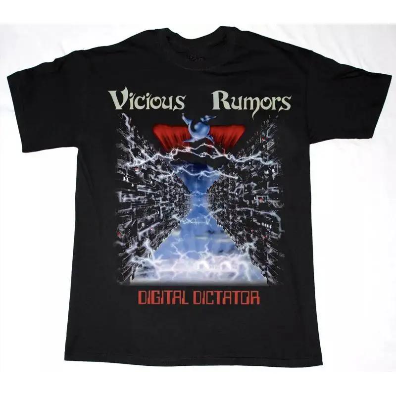 Vtg Vicious Rumors Band Heavy Cotton All Size Black T Shirt Bl323