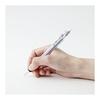 Zebra Taplick Clip Mechanical Pencil, Black, 10-Pack, B-MN5-BK, 0.5mm, Binder Clip, Durable Clip for Thick Materials, Easy to Carry, Pipe Slide