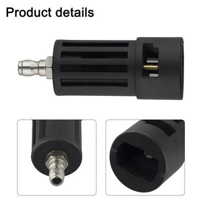 Hochdruckreiniger-Adapter für Kärcher Wandelt T-Clip auf 1/4 Zoll Schnellkupplung für K-Serie und SLP Hochdruckreiniger um