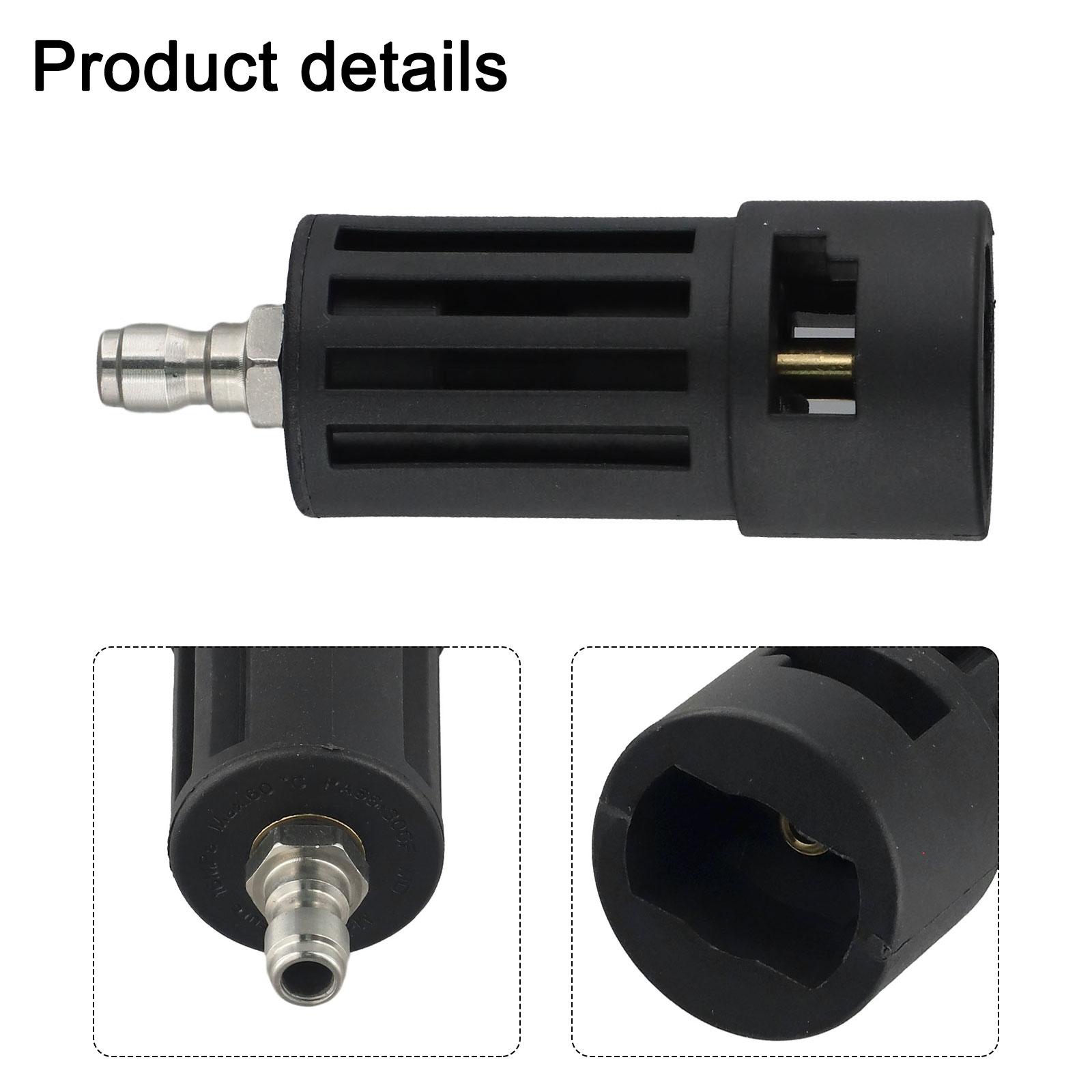 

Pressure Washer Adapter for Karcher Converts T Clip to 1/4in Quick Connect for K Series and SLP Pressure Washers connector
