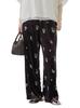 Cohen Flower Embroidered Easy Wide Pants 76406000007 2570 L MD.BROWN(25)