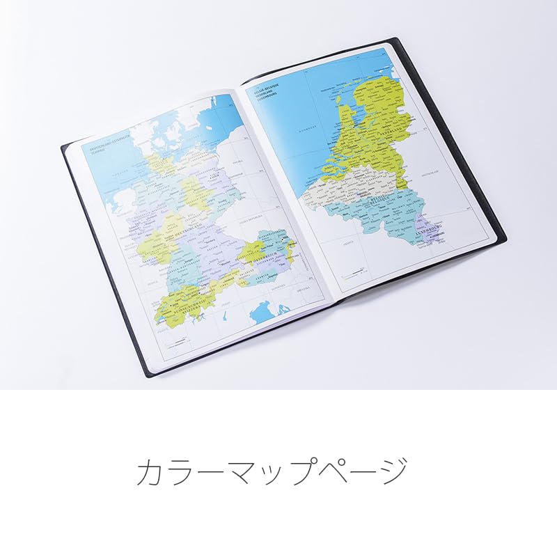 New Color: Quo Vadis 2025 Edition Prenote/Anpara Planner Diary (Weekly Vertical, Starting December 2024, A4 Size, English Version) Red (qv02401rd)