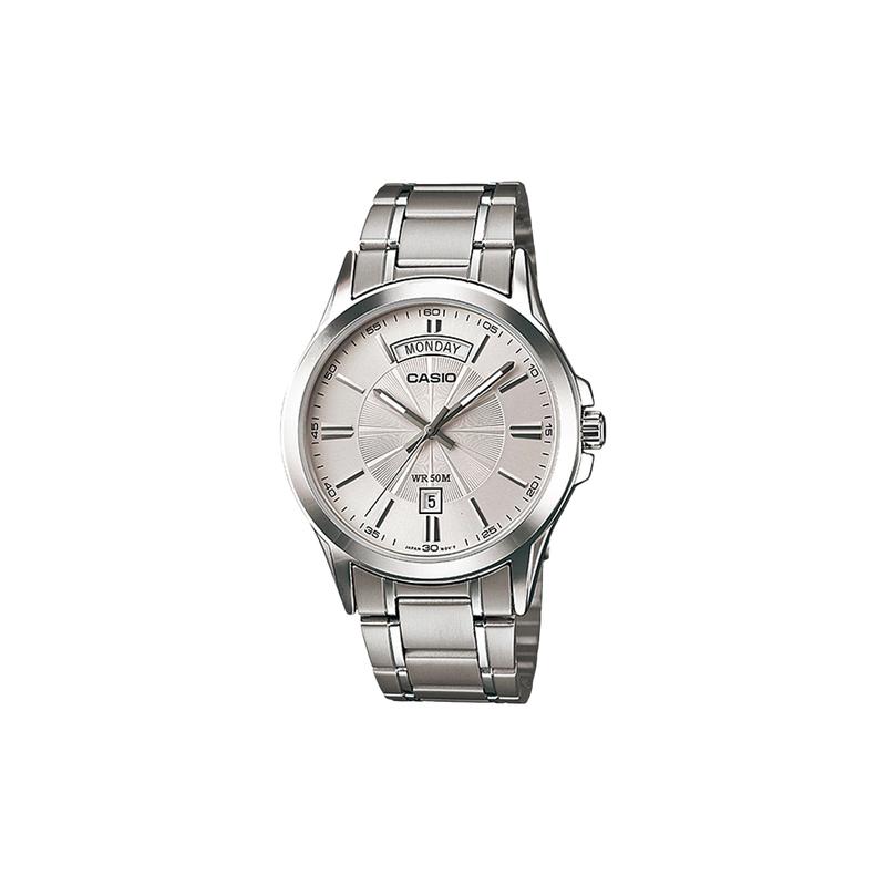 

Casio STANDARD Series DRESS Series ENTICER Series Retro Simple Trend Classic Pointer Date Display Waterproof Quartz Movement Stainless MTP-1381D-7AVDF срібний