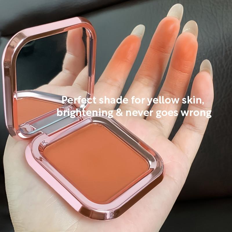 Multi-Use Solid Blush Cream Clear Melting Skin Color Delicate Natural Brightening Puffiness Color Vitality Blush Natural Vitality Makeup