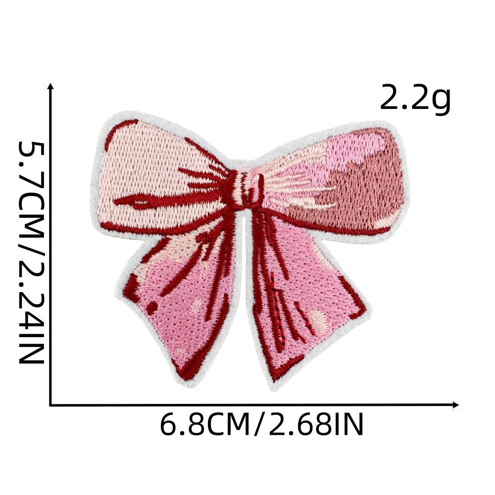 Love Bow Clothing Accessories Decorative Embroidery Cloth Sticker Accessories Patch Sticker Sweet Brooch Bag Sticker