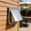 4inch Metal Exhaust Vent Cap Set Includes Accessories Ventilation Metal Construction Prevents Nesting Simple Wall Mount