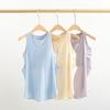 Women's Shockproof Summer Yoga Vest with Chest Pad - 2-in-1 Loose Running Fitness Top