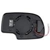 Left Heated Mirror Glass Turn Signal Fit For 03-07 Chevy Silverado GMC 88944391