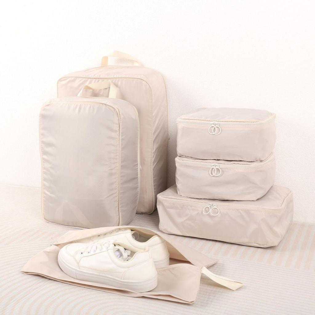 Six-Piece Memory Cloth Storage & Travel Organizer Set