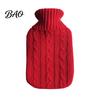 Soft Cover Hot Water Bottle 2000ML with Knit Cover, Leakproof Rubber Bag Menstrual Cramp Relief for Pain Relief, Winter Warm Neck, Shoulder Back Women