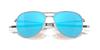 Sunglasses OO4147 SATIN CHROME 57 [Oakley] Men's