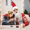 Merry Christmas Santa Claus Latex Mask Santa Claus Masquerade Dress Xmas Party