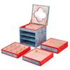 Chinese Style Multi-Layer Jewelry Box: Large Capacity for Rings, Necklaces, Bracelets - Perfect for Wedding and National Style Collections