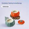 Smokeless Aromatherapy Pumpkin Ceramic Candle – Long-Lasting, Soothing Indoor Fragrance