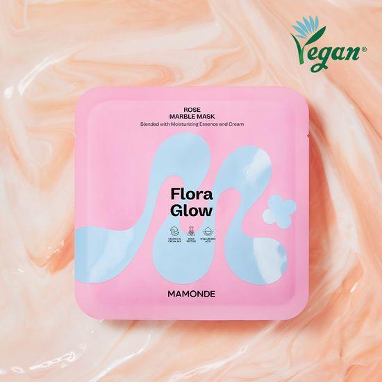 Hydrogel Mask Mamonde Flora Glow Rose Marble Pack 1 Sheet