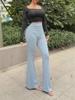 Pantaloni Larghi Vita Media Autunno Inverno Sexy Moda Donna Pantaloni Lunghi Yoga Casual Abbigliamento da Lavoro