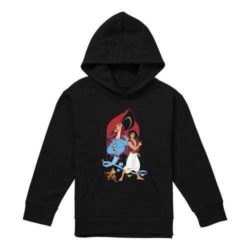 Aladdin Childrens/Kids Characters Pullover Hoodie