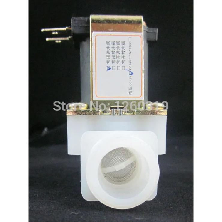1/2" by 1/2" Thread male DC 12V Electric Solenoid Valve Normally Closed NC Water Inlet Flow Switch Control