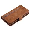 For Xiaomi 14T Phone Case Zipper Pocket 9 Card Slots PU Leather Flip Cover