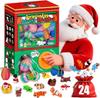 Christmas Building Set with Gacha Machine for Kids Party Favors