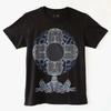 Psychedelic Black T Shirt Dmt Hd Glow In The Dark Festival Clothing Vintage Washed Fashion Top For Everyday Wear Breathable