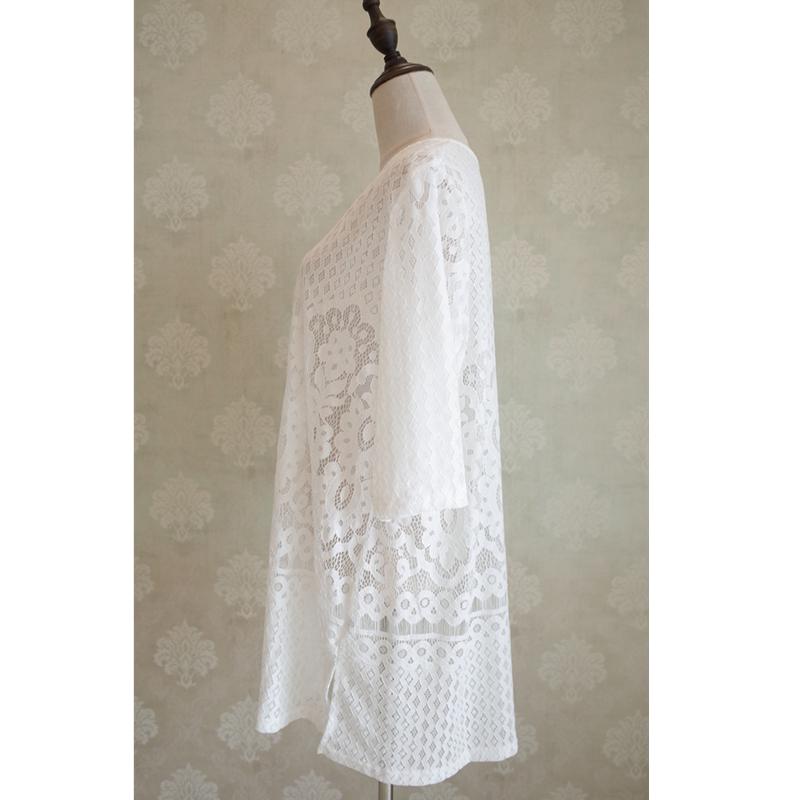 2024 Koronkowe okrycie plażowe Pareo Kostium kąpielowy Okrycie plażowe Pareo Tuniki na plażowe stroje kąpielowe