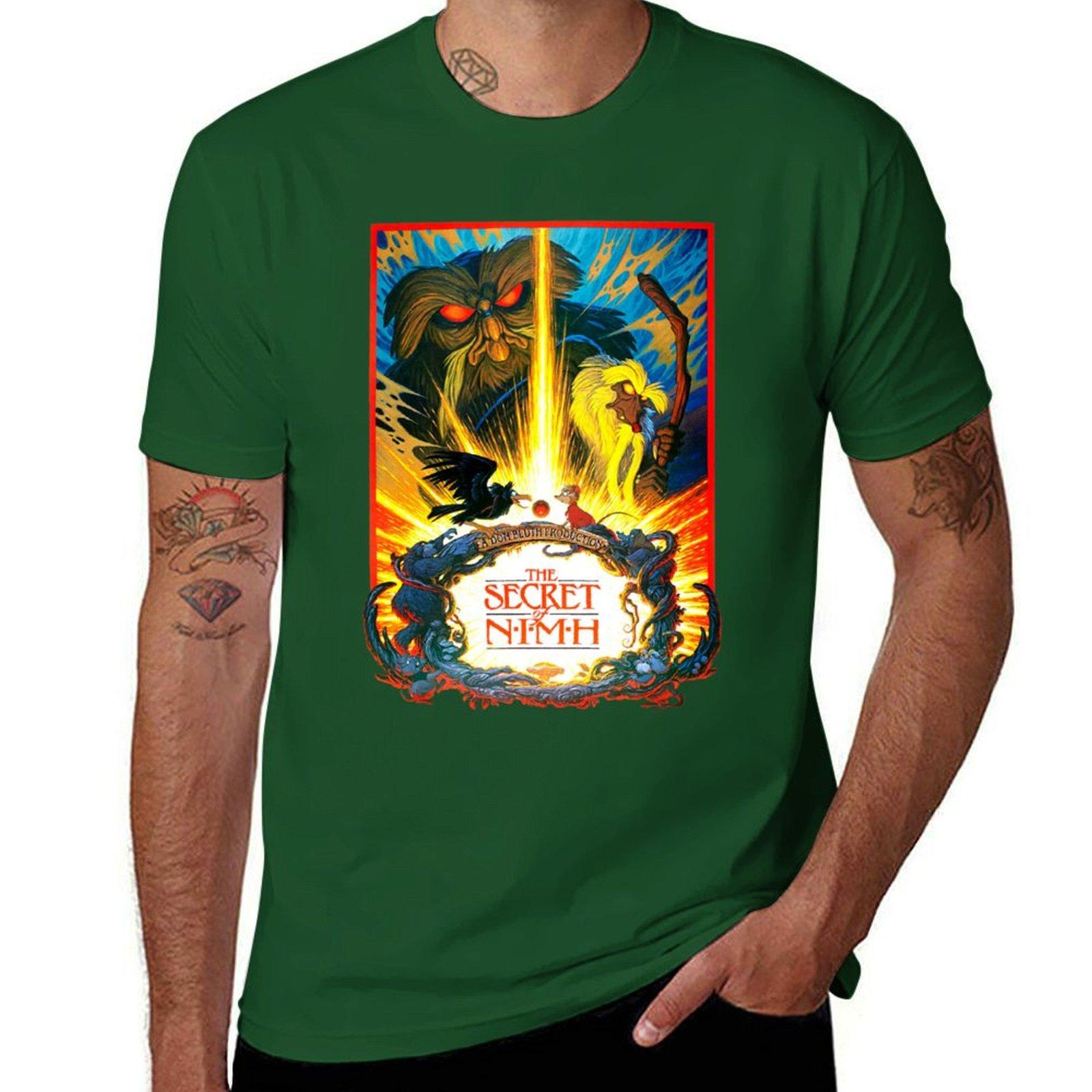 

The Secret of Nimh T-Shirt anime Funny t-shirts vintage t shirts big and tall t shirts for men 4XL