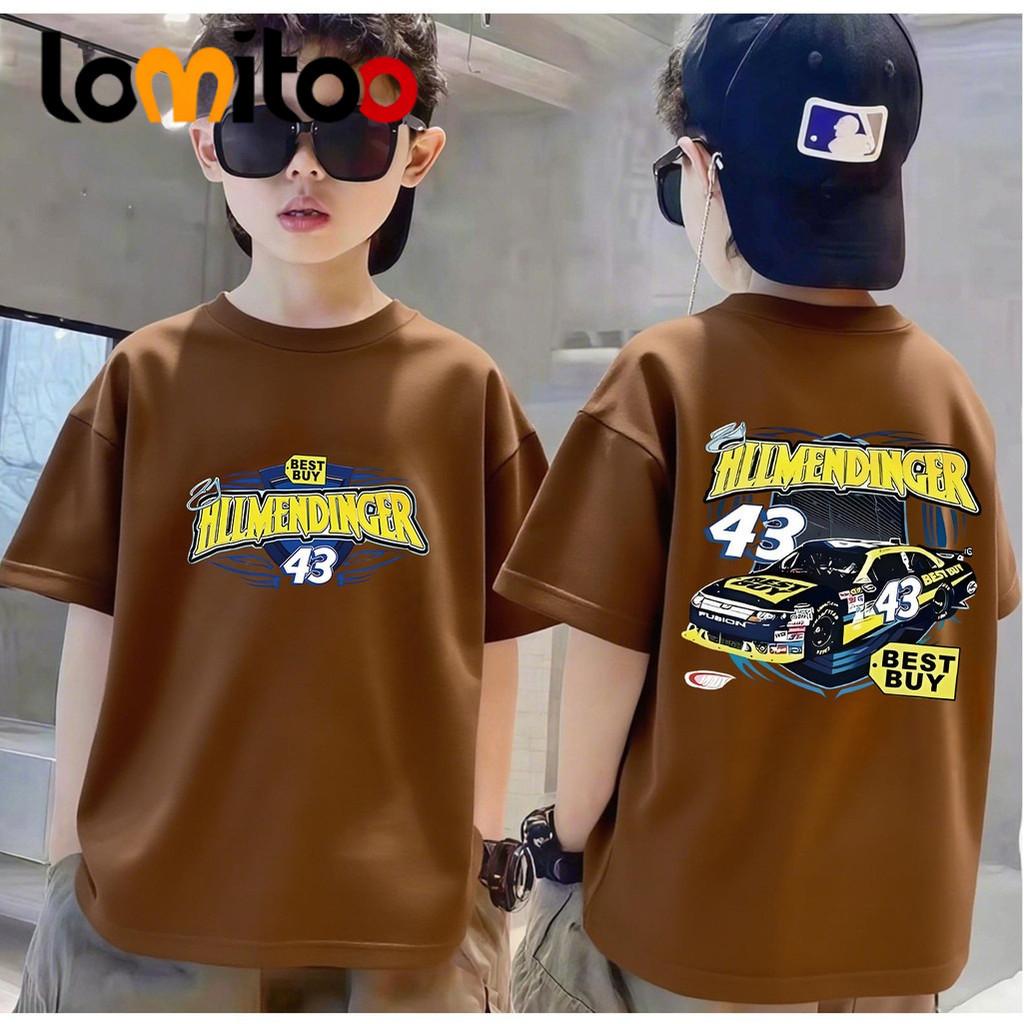 LOMITOO T-shirt Children s Clothing Summer Anime 43 Car Short Sleeve Pattern T-shirt 150