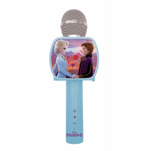 Lexibook MIC240FZ Bezdrátový mikrofon, Design Ledové království, Dětský karaoke mikrofon s měničem hlasu, Kompatibilní s Bluetooth, Autentický