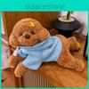Dog Hoodie Teddy Plush Toy Cute Cartoon Collar Animal Doll Girl Birthday Gift