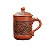420ml Antieke draak en feniks mokken Paars klei Thee Mok Mok,Koffie Puerh Thee Mokken kantoor Beker Drinkgerei