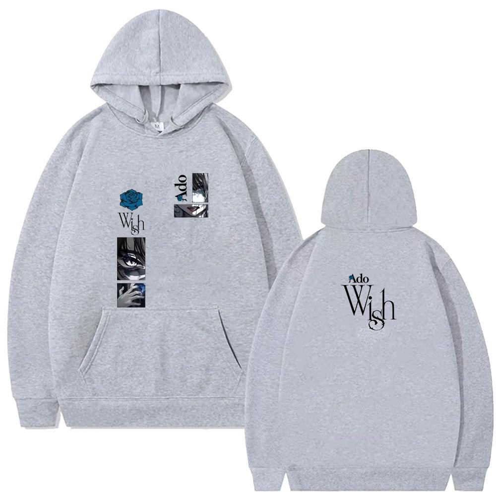 Singer Ado Kyougen Graphic Hoodie World Tour Hibana Merch Hooded Sweatshirt Men's Women's Fashion Japanese Style