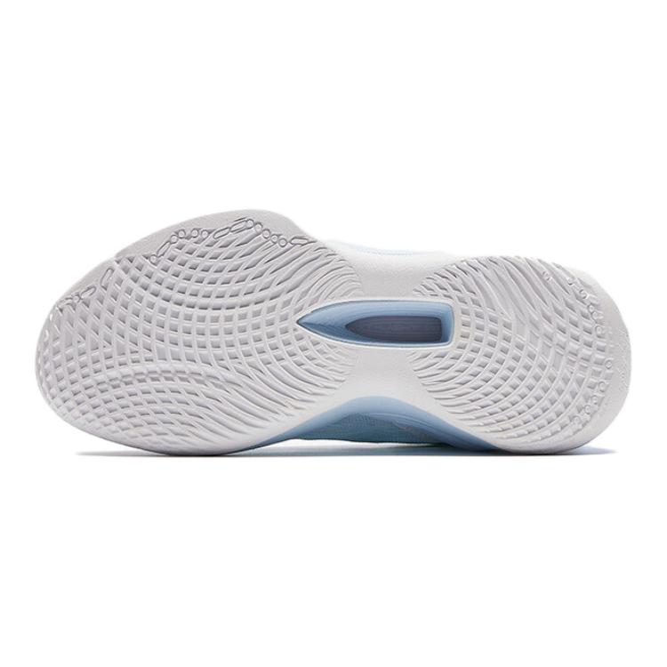 Anta Dziecięce buty do koszykówki KT Wygodne Antypoślizgowe Amortyzujące Odporne na Ścieranie Niskoprofilowe Buty do Koszykówki Dziecięce Buty do Koszykówki Białe Niebieskie Zielone A312421107-2