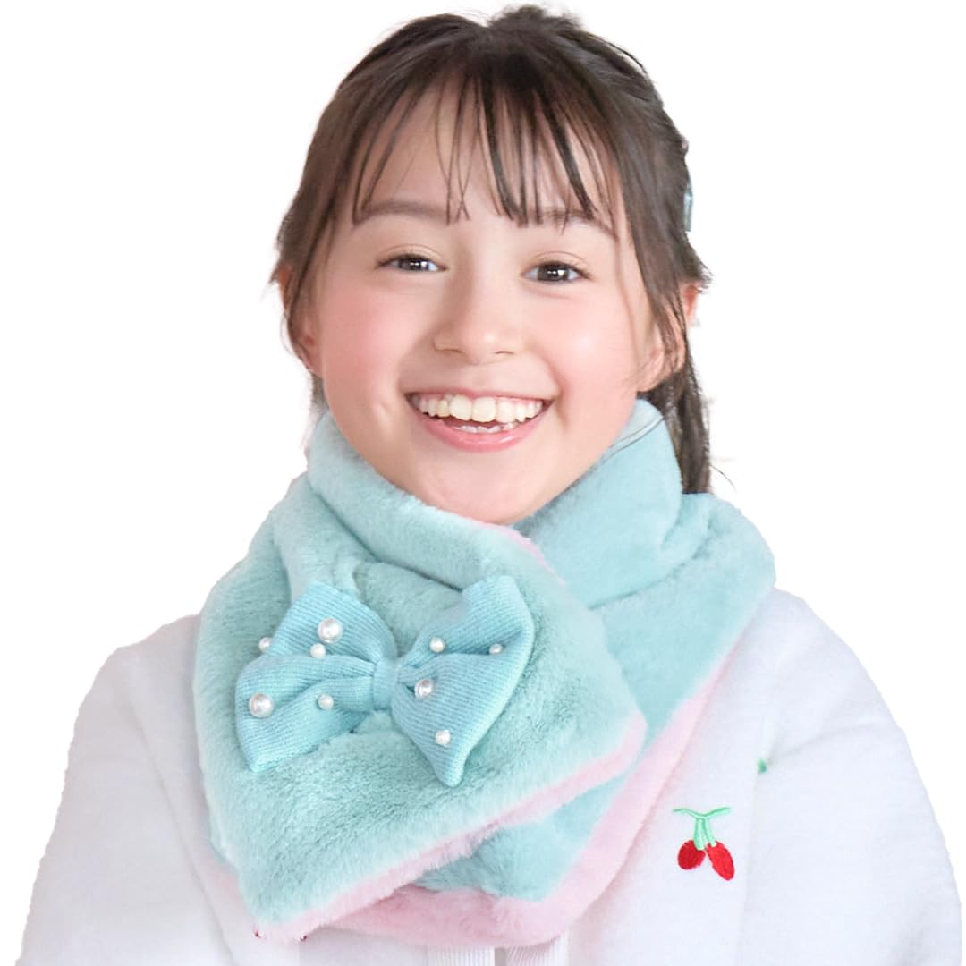 

Neck Warmer for Tippet Cold Mint [Arisana] Kids, Girls, Scarf, Junior, Protection, мятный