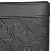Louis Vuitton Discovery Pochette Klassisch Monogramm Geprägt Reißverschluss Groß Rindsleder Clutch Herren Clutch Schwarz M62903