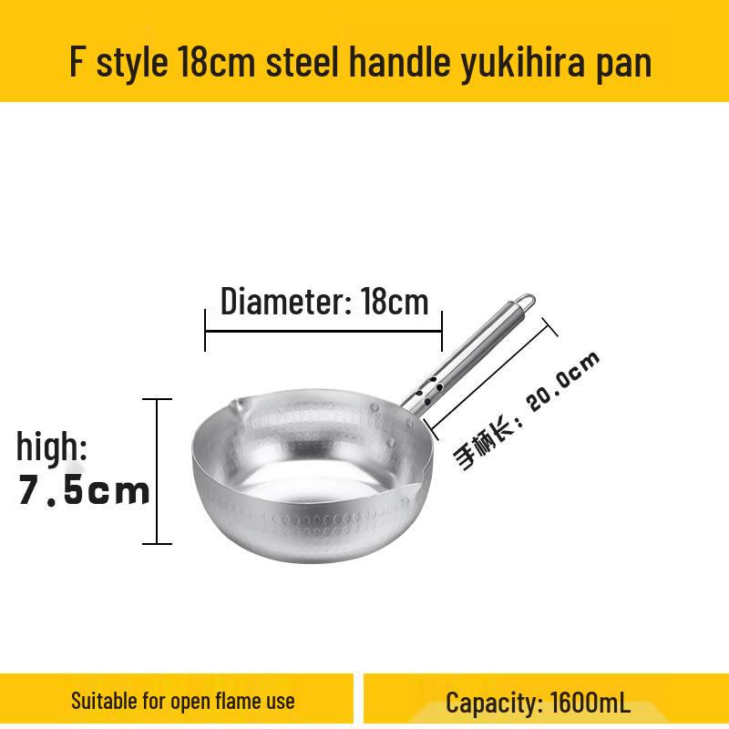 Qiwei Japanese Aluminum Yukihira Pot