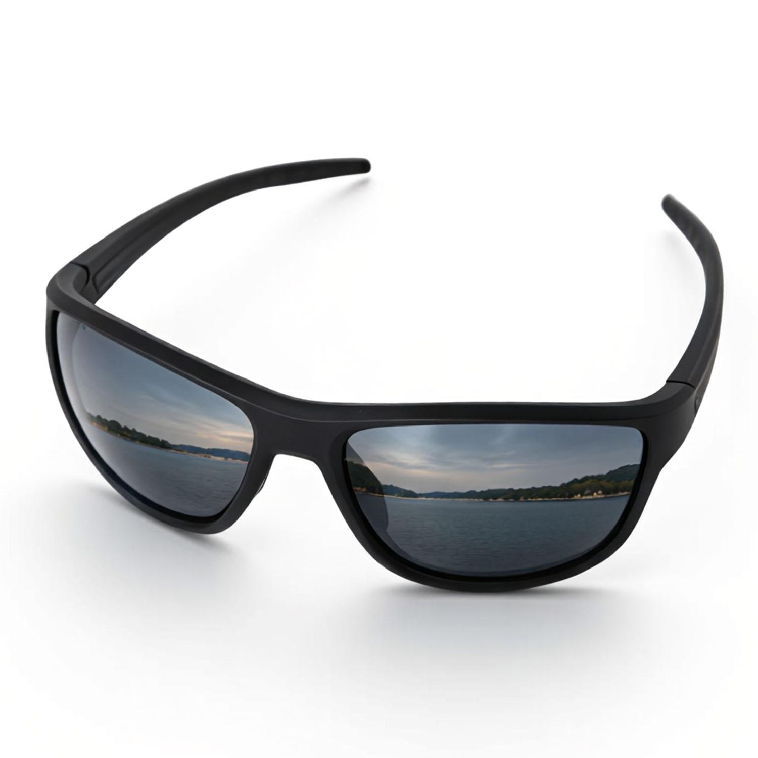 

Kylebooker Sports Polarized Sunglasses for Men: Women UV400 Protection Wrap Around Sun Glasses for Golf Fishing Running Driving серый/чёрный