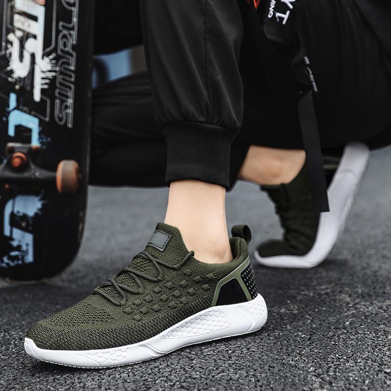 Fashion New Summer Soft Soled Running Shoes Men Mesh Breathable Casual Shoes Comfortable Fashionable Versatile Outdoor Exercise Shoes