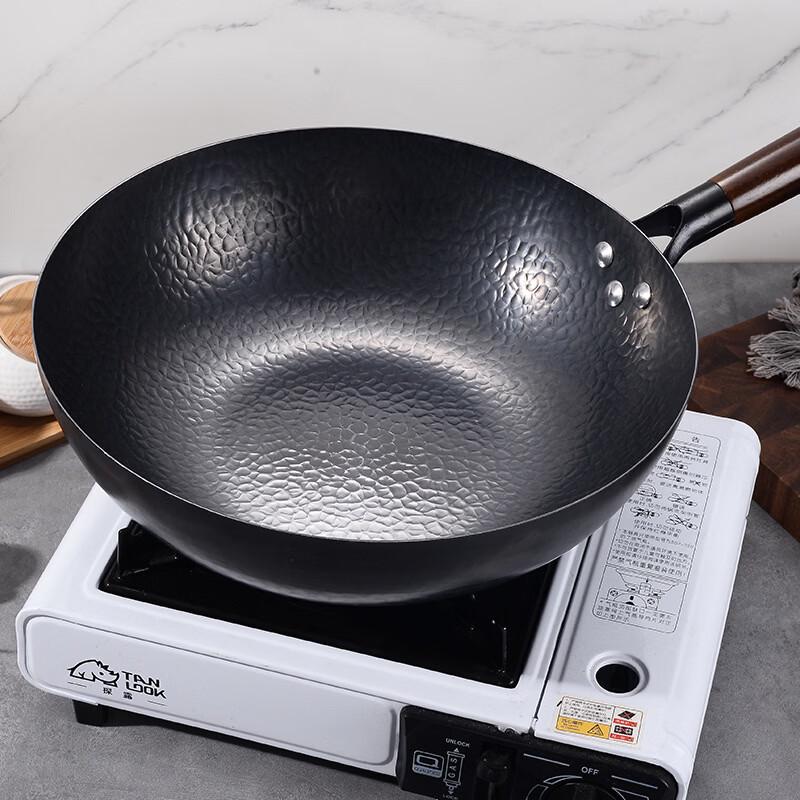 ZhiShi Forged Hammered Iron Wok